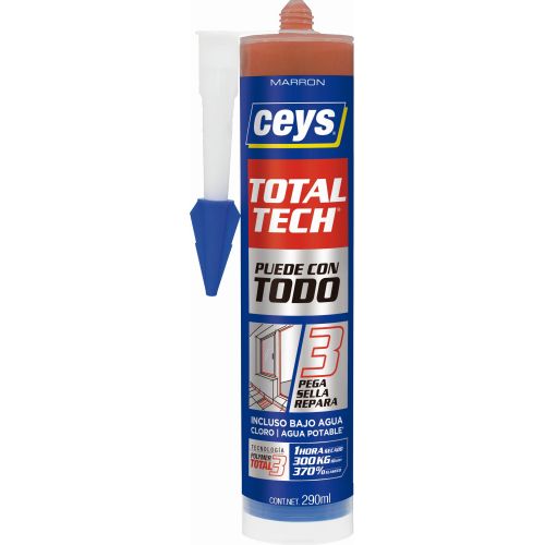 CEYS TOTAL TECH MARRON CARTUCHO 290ML